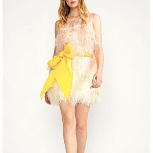 Cynthia rowley kitty feather party dress